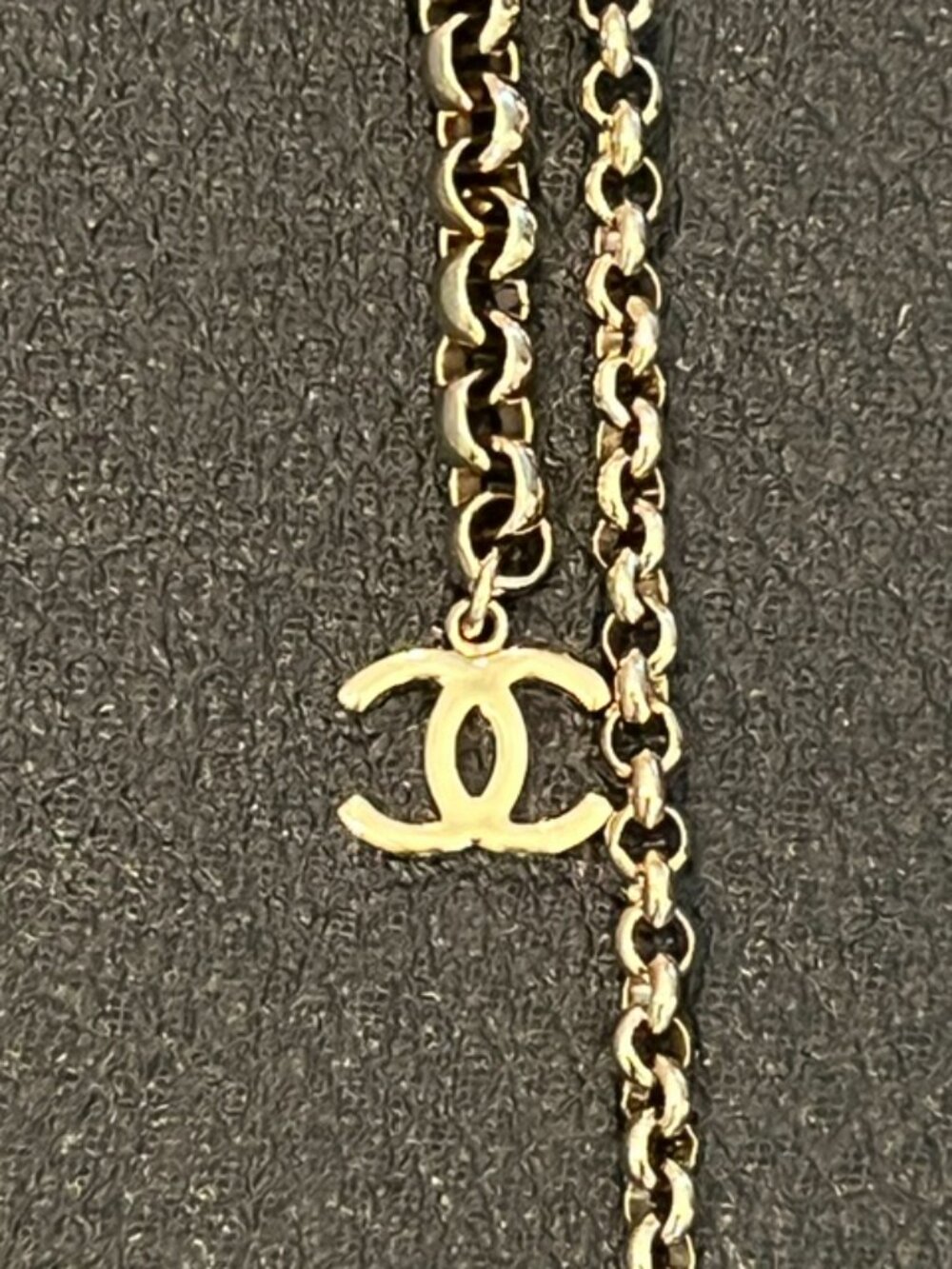 Chanel CC Heart Pendant Chain Belt/Long Necklace - Picture 7 of 11